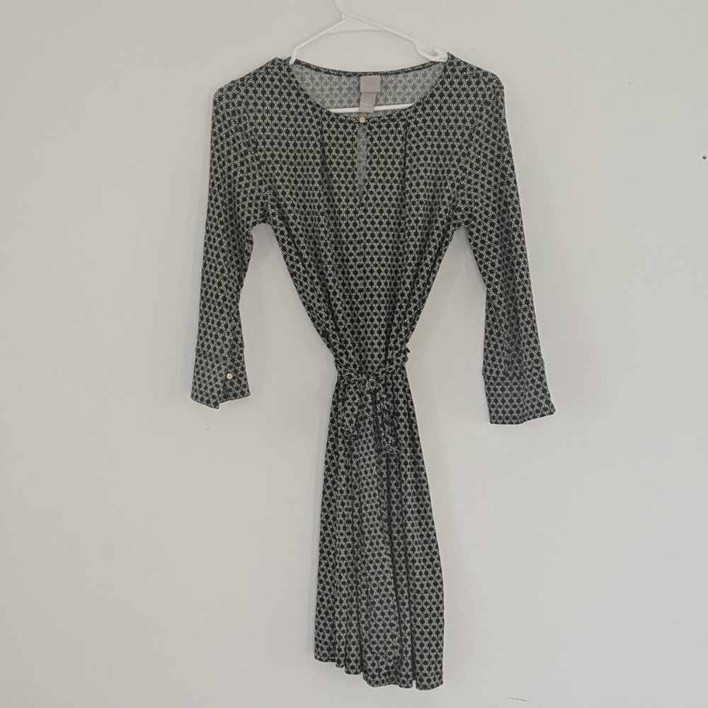 H&M black flower print dress - Picture 2 of 7